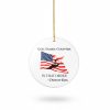 God Family Country In That Order Charlie Kirk Christmas Ornament