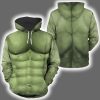 Green Hulk Halloween Costume Hoodie Joggers 2