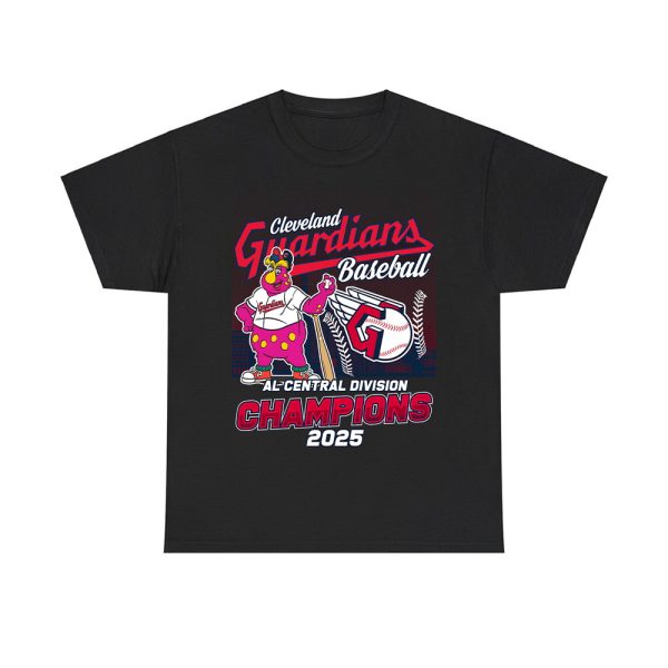 Guardians Baseball AL Central Division Champions 2025 Shirt