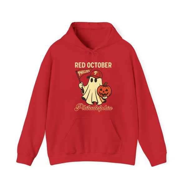 Halloween Ghost Phillies Red October Shirt 3