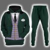 Haunted Men Butler Halloween Costume Hoodie Joggers