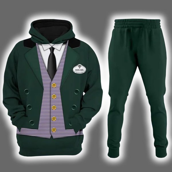 Haunted Men Butler Halloween Costume Hoodie Joggers