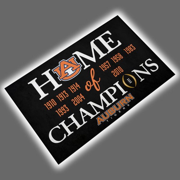 Home of Champions Auburn Doormat 2