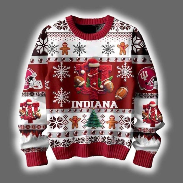 Hoosiers They Not Like Us Ugly Christmas Sweater 2