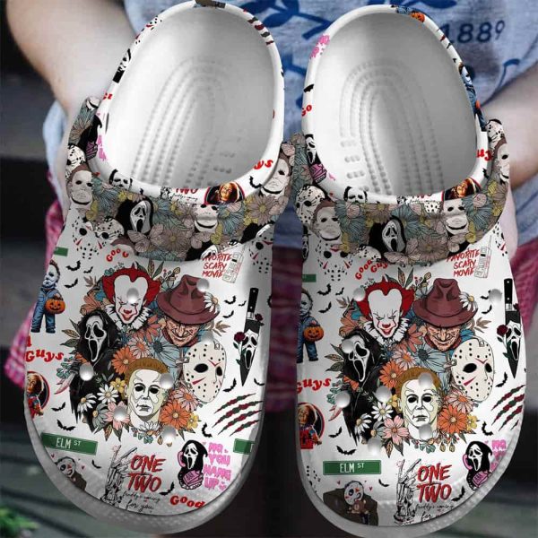 Horror Characters Halloween Crocs Clogs 2
