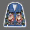 Howdy Santa Retro Ugly Christmas Cardigan 3