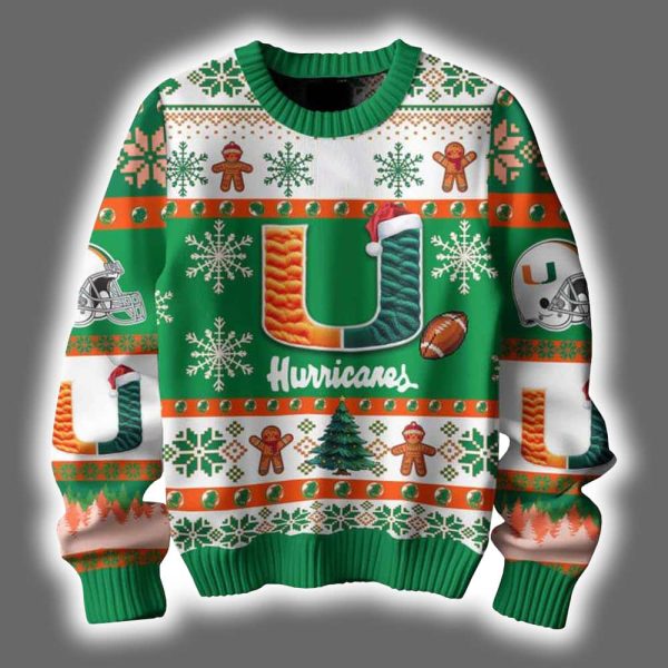 Hurricanes They Not Like Us Ugly Christmas Sweater 2