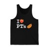 I Love Pts Hot Dog Heart Fire Shirt 3