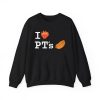 I Love Pts Hot Dog Heart Fire Shirt 4