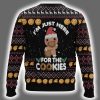 Im Just Here For The Cookies Ugly Christmas Sweater 3