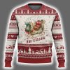 Im Not Old Im Classic Vintage Santa Sleigh Ugly Christmas Sweater 2