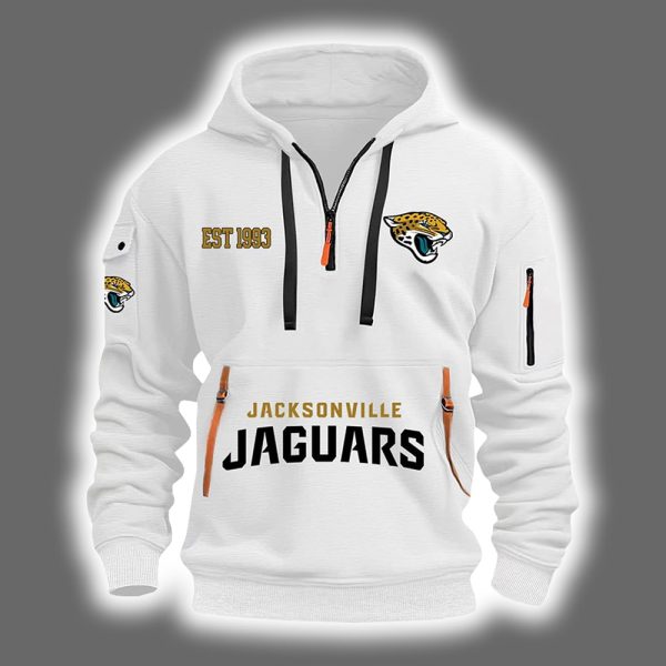 Jaguars Est 1993 Quarter Zip Hoodie 2