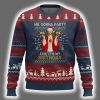 Jesus We Gonna Party Like Its My Birthday Ugly Christmas Sweater 2