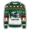 Jets Helmet Ugly Christmas Sweater 2