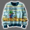 Jimmy Buffett Fins Up Ugly Christmas Sweater 2
