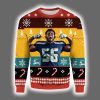 Jordyn Brooks Seahawks Ugly Christmas Sweater