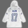 Josh Allen 17 Bills Rivalries Football Unisex Blanket Hoodie 3