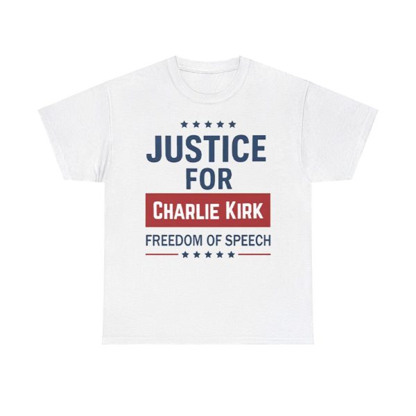 Justice For Charlie Kirk Freedom Of Speech Shirt
