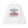 Justice For Charlie Kirk Freedom Of Speech Shirt 4