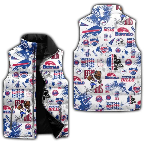 Let's Go Bills Puffer Vest