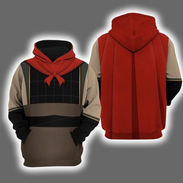 Li Shang Mulan Halloween Costume Hoodie Joggers 2