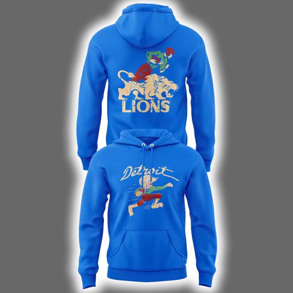 Lions 50s Retro Mascot Sweatshirt 2