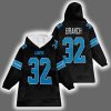 Lions Branch 32 Football Unisex Blanket Hoodie