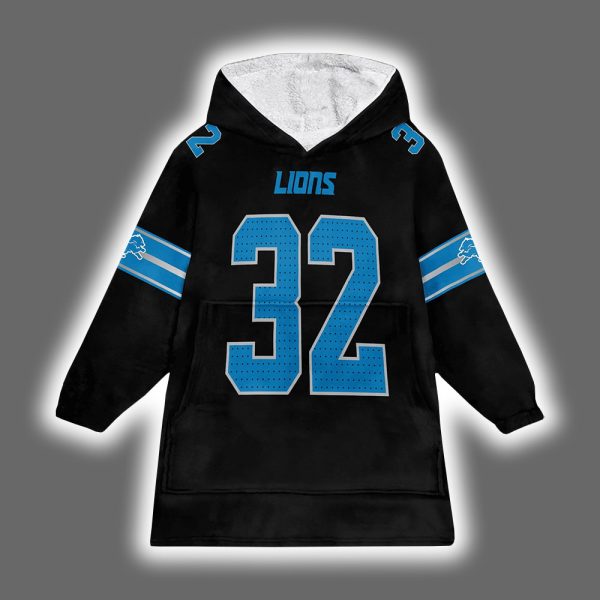 Lions Branch 32 Football Unisex Blanket Hoodie 2