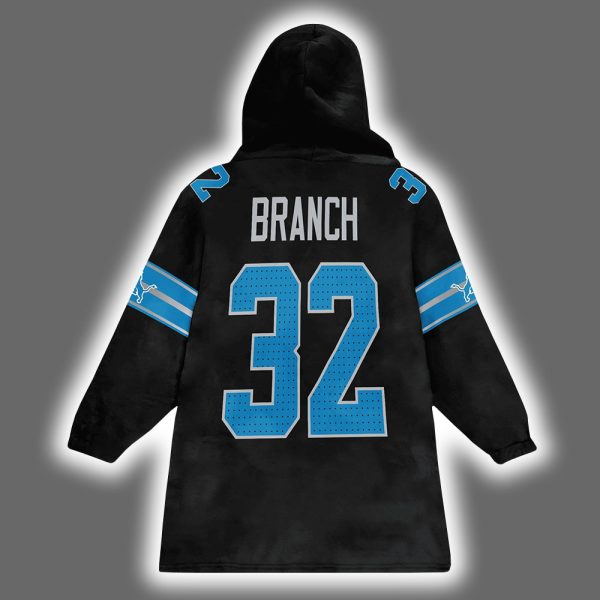 Lions Branch 32 Football Unisex Blanket Hoodie 3