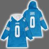 Lions Jahmyr Gibbs 0 Football Unisex Blanket Hoodie