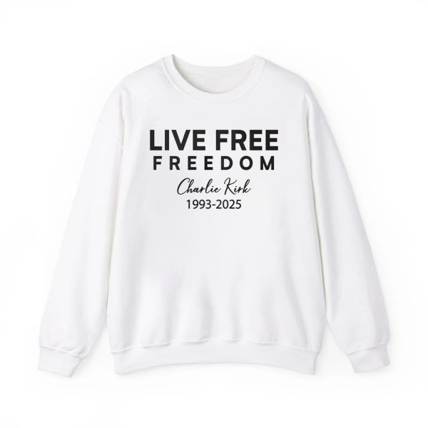 Live Free Charlie Kirk 1993 2025 Shirt