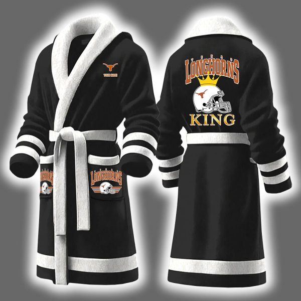 Longhorns King Personalized Bathrobe 2