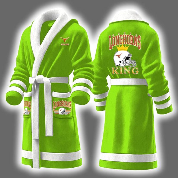 Longhorns King Personalized Bathrobe 7