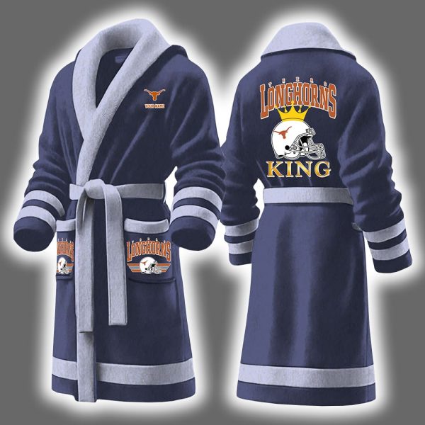 Longhorns King Personalized Bathrobe 8