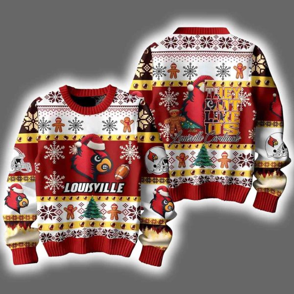 Louisville They Not Like Us Ugly Christmas Sweater