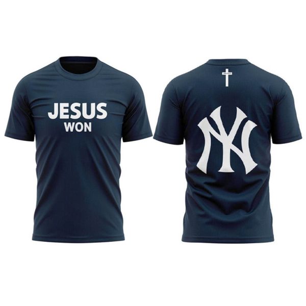 Mark Leiter Jr Yankees Jesus Won Two-Sided Shirt