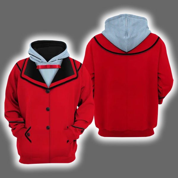 Mary Poppins Red Coat Halloween Costume Hoodie Joggers 2