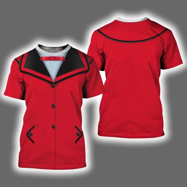 Mary Poppins Red Coat Halloween Costume Shirt