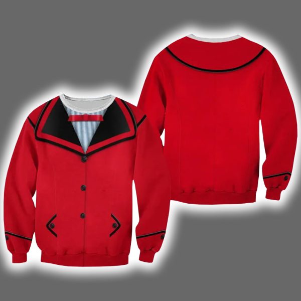 Mary Poppins Red Coat Halloween Costume Shirt 2