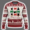 Meowy Christmas Cute Black Cats Coquette Bow Ugly Christmas Sweater 2