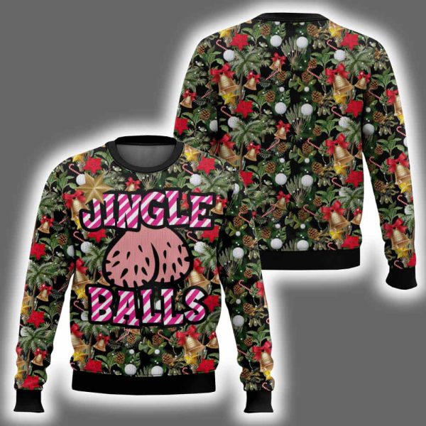 Merry Christmas Jingle Balls Ugly Christmas Sweater