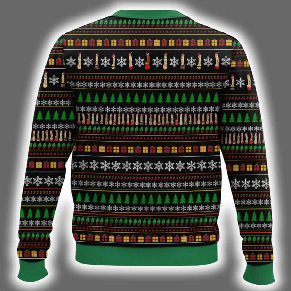Merry Dickmas Funny Santa Ugly Christmas Sweater 3