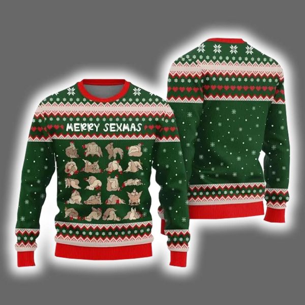 Merry Sexmas Naughty Ugly Christmas Sweater