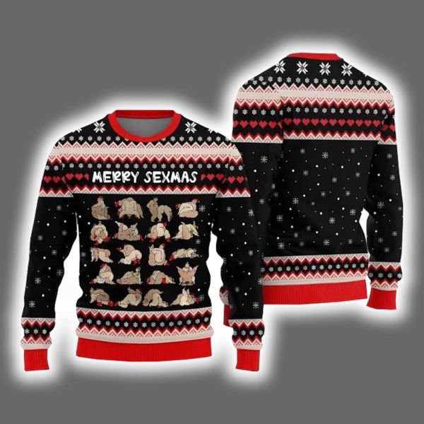 Merry Sexmas Naughty Ugly Christmas Sweater 2