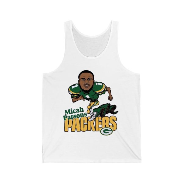 Micah Parsons Caricature Running Packers Shirt 4