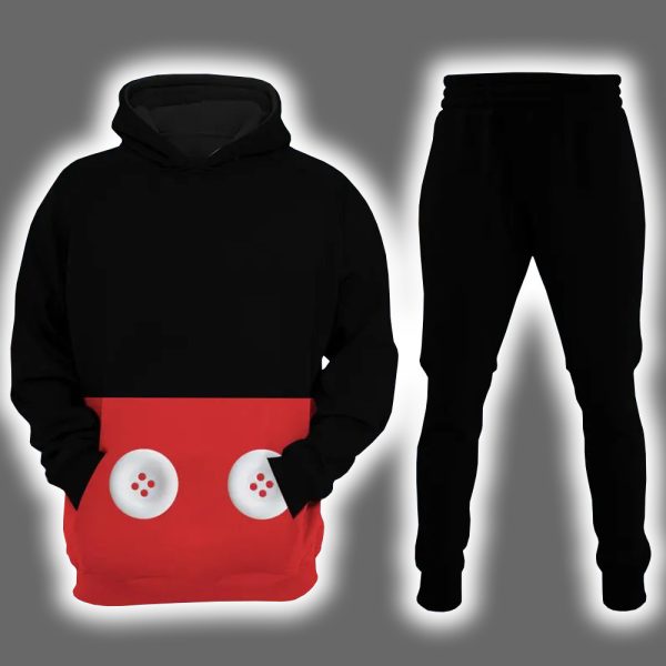 Mickey Mouse Halloween Costume Hoodie Joggers