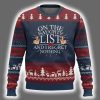Middle Finger On The List Of Naughty And I Regret Nothing Ugly Christmas Sweater 2