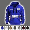 NY Giants Est 1925 Quarter Zip Hoodie