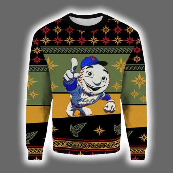 NY Mets Let's Go Ugly Christmas Sweater