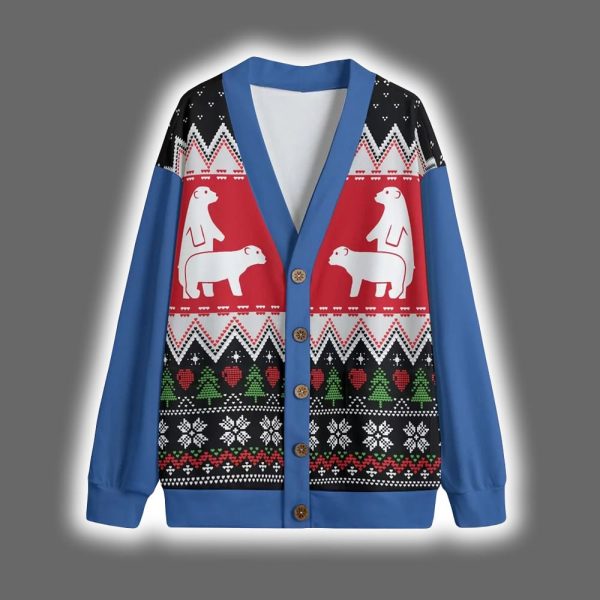 Naughty Bear Couple Christmas Cardigan 3